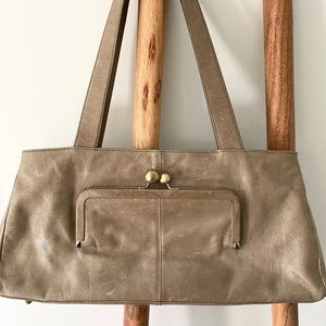 Hobo Taupe Vintage Shoulder Bag